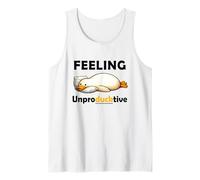 Feeling Unproductive Funny Lazy Duck Meme Morning Coworker Canotta