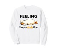 Feeling Unproductive Funny Lazy Duck Meme Morning Coworker Felpa