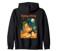 Feeling Witchy Magico Accogliente Notte Vibes Felpa con Cappuccio