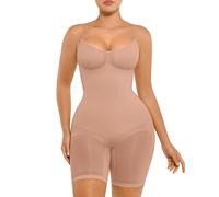 FeelinGirl Corsetto Donna Vita Alta Pantaloni Pancia Effetto Modellante Snellente Body Shaper Shapewear Senza Cuciture Marrone castagna XL/XXL