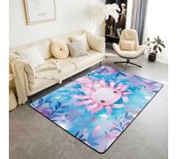 feelingyou Axolotl - Tappeto per il soggiorno, 100 x 150 cm, per la camera da letto, per bambini, ragazzi, bambini, animali Kawaii, cartoni animati, salamandra, decorazione per la casa
