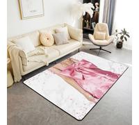 feelingyou Cravatta da stiro, per soggiorno, 100 x 150 cm, nastro con diamante, bellezza, camera da letto, per bambini, ragazzi, rosa, civetta, bowknot per interni, decorazione per la casa