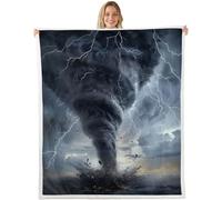 feelingyou Tornado 3D gettare coperta, gettare dimensioni motivo di catastrofi naturali letto gettare flash stampa decorazione per la casa per divano