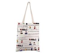 FEELMEM Criminal TV Show Inspired Gift Criminal M Quotes Themed Tote Bag TV Show Merchandise True Crime Club Gift