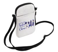 FEELMEM Finer Women Sorority Gifts You're the Sister I Got to Choose Borsa a tracolla Greca Sorority Sisterhood Regali Donna Borsa, Beige, size