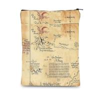 FEELMEM Regalo del film Lo Hobbit di Lord Rings Copertine di libri con mappa di Thror per libri in brossura, regalo libresco per gli appassionati di cinema
