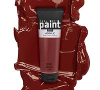 FeelMyPaint Colore acrilico 120 ml Ossido Rosso, Ocra rossa, Red ochre, Mars Red. Colore altamente pigmentato per dipingere su tela, carta, tessuto, legno, vetro, ceramica, metallo, pietra.