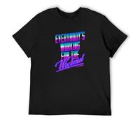 Feels Coolly Men's T-Shirt Loverboy Everybodys Working for The Weekend Black M