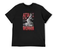 Feels Coolly Trendy T-Shirt Plan 9 Attack of The 50Ft Woman Black 3XL