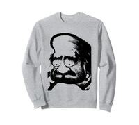 Feels Daruma Man - Vecchia Camicia Giapponese a Forma di Cartone Animato Bodhidharma Felpa