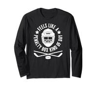 Feels Like A Penalty Box Kind Of Day Donna Uomo Bambini Maglia a Manica