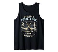 Feels Like a Penalty Box Kind of Day Funny Hockey Canotta