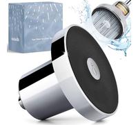 Feels Like Om Soffione doccia filtrato con addolcitore d'acqua, filtri per rimuovere sostanze chimiche tossiche e 98% di cloro, filtro ad alta pressione per acqua dura, filtro doccia testato per