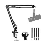 FEELWORLD AMS1 Braccio a braccio per microfono, supporto a braccio regolabile con vite da 3/8" a 5/8", compatibile con PM1 e altri microfoni per studio di gioco e trasmissione di podcast