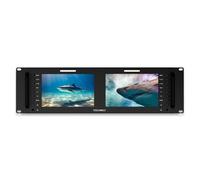 FEELWORLD D71 PLUS-H Monitor doppio da 7 pollici 3RU Rackmount Monitor 4K HDMI 1