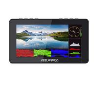 FEELWORLD F5 Pro V4 6 pollici Touch Screen DSLR Camera Field Monitor con LUT 3D, IPS FHD 1920x1152 con F970 Installare e Power Kit di Trasmissione Wireless Esterna + Luce LED