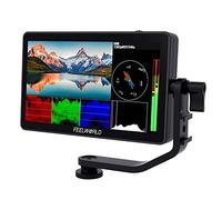Feelworld F6 Plus Camera Monitor Touch Screen Monitor 5,5 Pollici DSLR Field Monitor 3D Lut, 1920 X 1080 Full HD, 4K HDMI Ingresso/Uscita, Doppia piastra per batteria per Canon Nikon Panasonic Sony