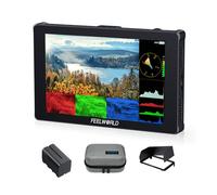 FEELWORLD F7 Plus 7 Pollici Monitor da Campo Touchscreen 1200nit | 3D LUT, HDR e Waveform per video professionali, HDMI 4K 60Hz, batteria F750, borsa e kit F970 per installazione