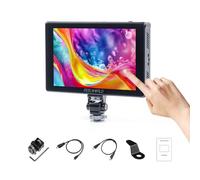 FEELWORLD F7 PLUS Monitor campo 7" Touchscreen 1200nit per fotocamera DSLR, 3D-LUT, 4K 60Hz HDMI2.0 HDR Waveform, Install Esterna NP-F970