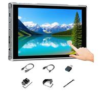 FEELWORLD FW759 Pro Touchscreen Camera Field Monitor 7 Pollici Peaking Video Assist, 300 g, 4K HDMI 1280X800 Compatibile con DSLR con Ombrellone, Supporto per DC, Type-C e NP-F Alimentazione
