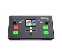 FEELWORLD L1 Multi Camera Video Mixer Switcher Display LCD da 2 pollici 4 x HDMI Ingressi USB 3.0 Uscita Live Streaming/Produzione Fotocamere/Trasmissione Live (con cavo USB + Adattatore)