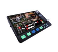 FEELWORLD L4 Video Mixer Switcher con 10.1 "LCD Touch Screen, Multi-camera USB3.0 Fast Live Streaming Broadcast 4 HDMI IN 1 SDI IN