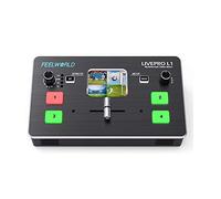 FEELWORLD LIVEPRO L1 mixer video multi-formato 2.0 "TFT Display 4 x ingressi HDMI produzione multi-camera in tempo reale live streaming Controllo remoto tramite PC/Samrt Phone