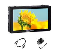 FEELWORLD LUT5 5.5 Pollice Ultra Alta Luminoso 3000nit 1920X1080 4K HDMI Touch Screen DSLR Camera Field Monitor con F970 Installazione Esterna