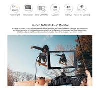 FEELWORLD LUT6E Monitor IPS da 6 pollici 1920x1080, 1600 nits, touchscreen