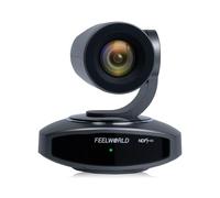 FEELWORLD NDI10X NDI PTZ Camera 4K30fps Zoom ottico 10X, tracciamento automatico AI, HDMI, USB3.0, webcam per streaming live grandangolare, ideale per riunioni in chiesa, istruzione, sport, matrimoni