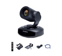FEELWORLD NDI10X - Telecamera PTZ NDI, zoom ottico 10x, 4K30fps, con rilevamento automatico AI, HDMI, USB 3.0, LAN, live streaming, grandangolo, per riunioni in chiesa, istruzione, sport, matrimoni