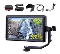FEELWORLD S55 V3+ Batteria+Custodia da 6 pollici DSLR Camera Field Monitor FHD 1920x1152 IPS LUT Video Peaking Focus Assist con 4K HDMI 8.4V DC Ingresso Output