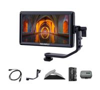 FEELWORLD S55V2 6 Pollici Monitor da Campo DSLR con 3D LUT Full HD | Display IPS 1920x1152 con Peaking Focus, HDMI 4K ingresso/uscita, alimentazione DC 8,4V per videografi principianti