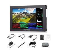FEELWORLD T7PRO Monitor per fotocamera DSLR 2000 nit da 7 pollici in alluminio con 4K HDMI2.0 Waveform HDR 3D LUTs 9:16 Marker F750 Batteria da 4400 mAh Attacco hot shoe