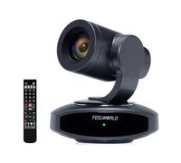 FEELWORLD Telecamera PTZ 4K10X con zoom ottico 10X, telecamera per conferenze 4K30fps con AI Auto Tracking con HDMI USB3.0 LAN (PoE) per servizi religiosi, istruzione, live streaming