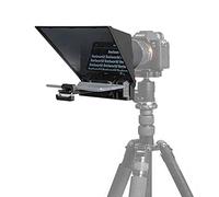 FEELWORLD TP2 Telecomando portatile Teleprompter DSLR Fotocamera Piccolo Live Video Registrazione Prompter con telecomando, controllo APP e adattatore obiettivo (Versione DSLR CAMERA)