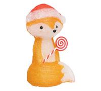 Feeric Lights and Christmas - Forma acrilica esterna volpe 30 LED lampeggianti h.30 cm