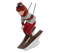 Feeric Lights and Christmas - Sciatore resine rosso h19,5 2ass