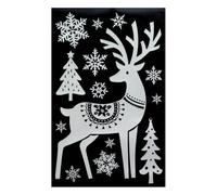 FEERIC LIGHTS & CHRISTMAS - Adesivi con Strass Glitterati 50 x 32 cm