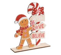 FEERIC LIGHTS & CHRISTMAS - Legno Deco Pan di Zenzero h22,5