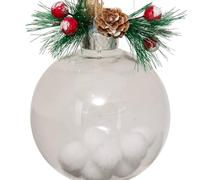 FEERIC LIGHTS & CHRISTMAS - Palla di foglie d.10cm bianco assortito