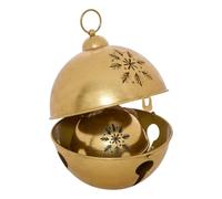 FEERIC LIGHTS & CHRISTMAS - Set di 2 campanellini Natalizi Dorati da Appendere, Diametro 25 cm