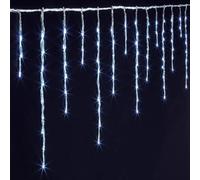 FEERIC LIGHTS & CHRISTMAS Tenda stalattite esterna 25 m 1500 led bianco freddo + transfo