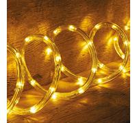 FEERIC LIGHTS & CHRISTMAS - Tubo elettrico esterno 24m 432 LED bianco caldo