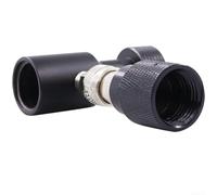 Feeshoppher Adattatore a connessione rapida nero CGA320 W21.8 per bombole di gas SodaStream, testa di conversione da TR21-4 a CGA320, raccordo in plastica leggera per cucinare e bere Equi (B)