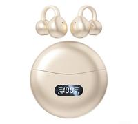 Feeshoppher Auricolari wireless a conduzione ossea M79 con qualità del suono 9D e controllo touch intelligente per sport e giochi, con diaframma composito in ear bobina mobile AB (colore della pelle)