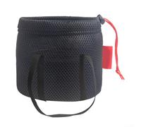 Feeshoppher Borsa a rete traspirante per pentole e stoviglie, design anticollisione per campeggio, Come da immagine, 28*35cm（with handle）