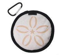 Feeshoppher Borsa da viaggio in tessuto per sabbia 19 x 15 cm per attrezzi | Tessuto a rete ad asciugatura rapida, scuote immediatamente la sabbia, mantiene l'auto pulita, dimensioni 19 x 15 x 3 cm