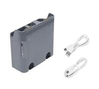 Feeshoppher Caricabatterie 2 in 1 per batterie DJI Air 3S e telecomando con porta USB Ricarica simultanea Materiale ABS grigio Design compatto portatile per viaggi e uso esterno