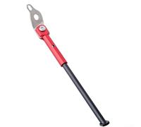 Feeshoppher Cavalletto sinistro per bici pieghevole da 40,6 cm, leva a sgancio rapido, in lega di alluminio e acciaio inossidabile, base antiscivolo, adatto per K3 Plus serie 349, supporto sicuro